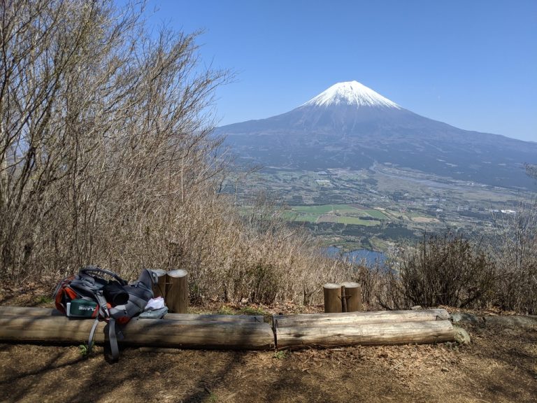 長者ヶ岳から見える富士山