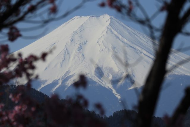 くっきりとした富士山