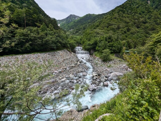 広河原から見た北岳