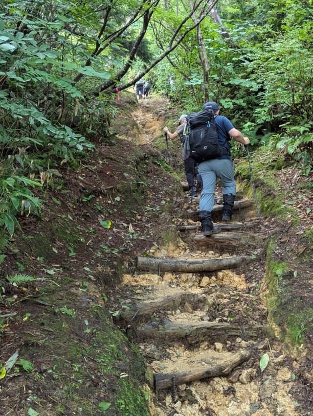 最初の登り