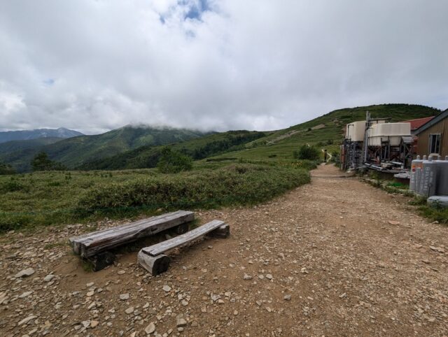 太郎兵衛平から薬師沢・北ノ俣岳方向