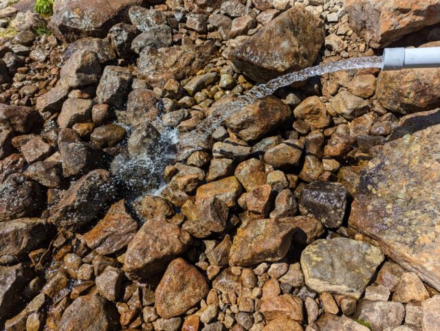 雲ノ平キャンプ場水場