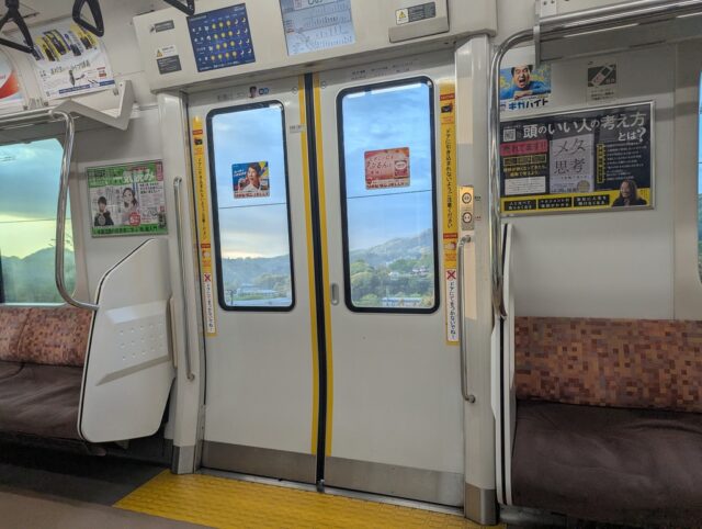 上野原付近の車窓