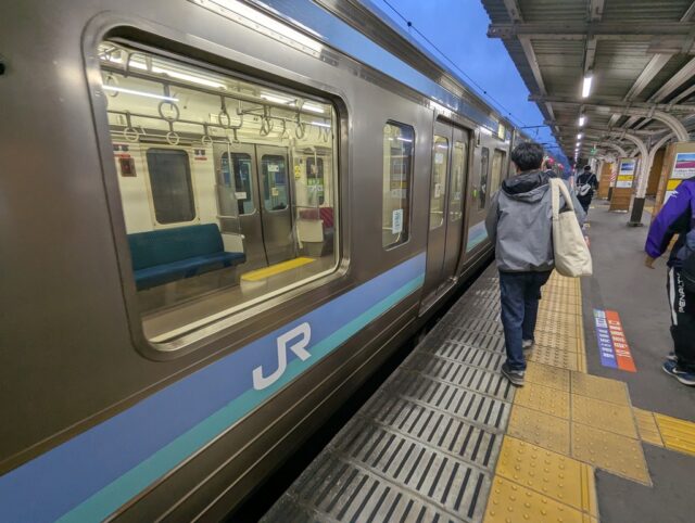 大月駅 甲府行き