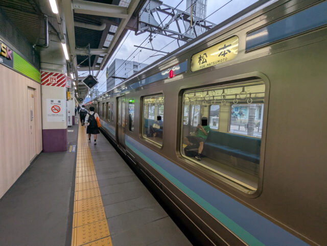 甲府駅 松本行き