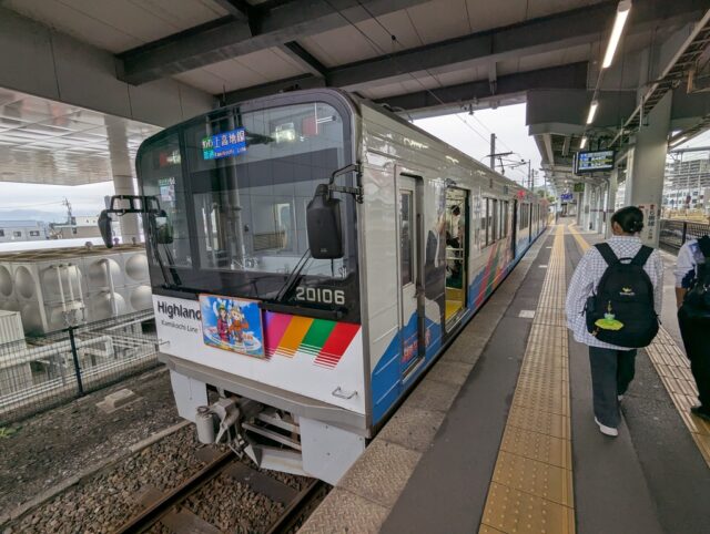 松本駅 新島々行き